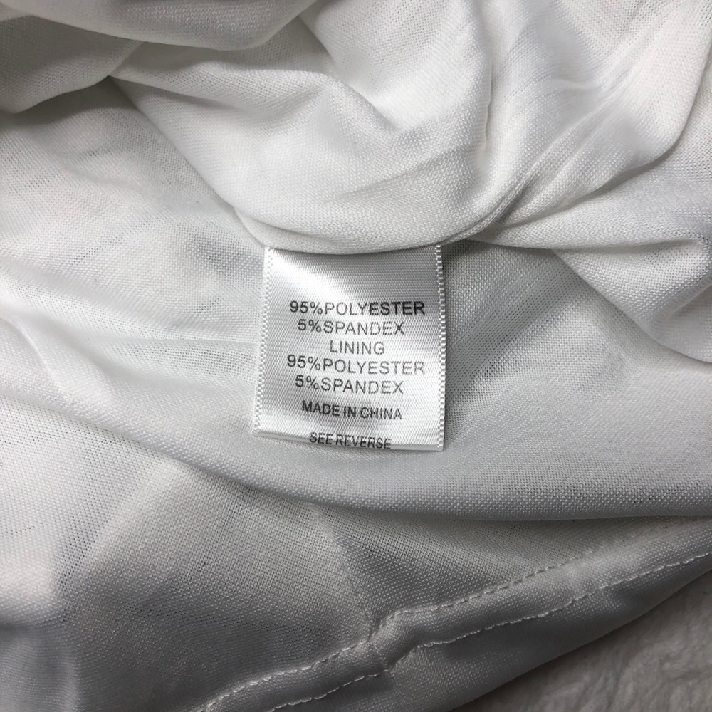 Lucy Paris White And Black Stripped Fitted Dress - Picture 11 of 11